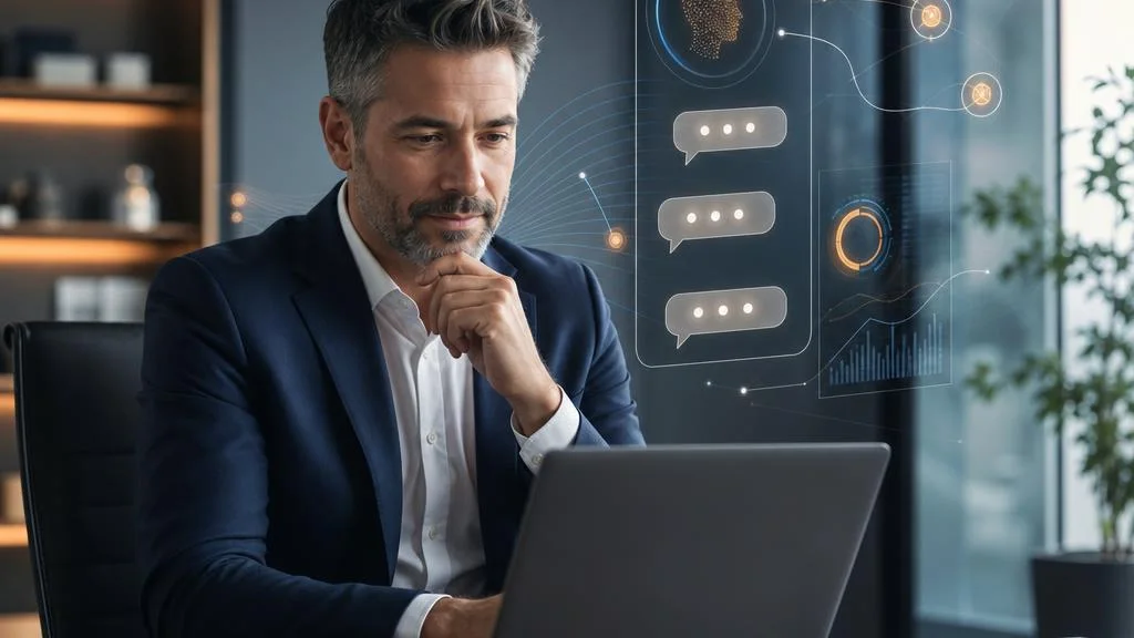 Accountant using AI search insights to improve the firm's visibility in ChatGPT recommendations