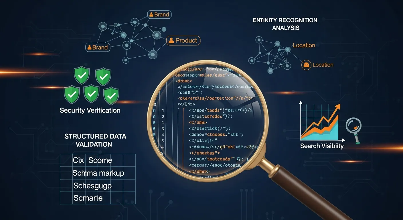 Forensic AI LLM SEO audit process showing evidence collection and chain of custody verification for AI search visibility