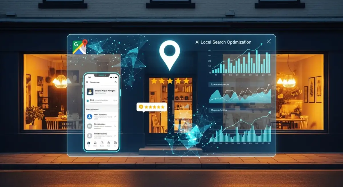 AI local SEO company helping small businesses achieve local search growth with artificial intelligence and data-driven optimization