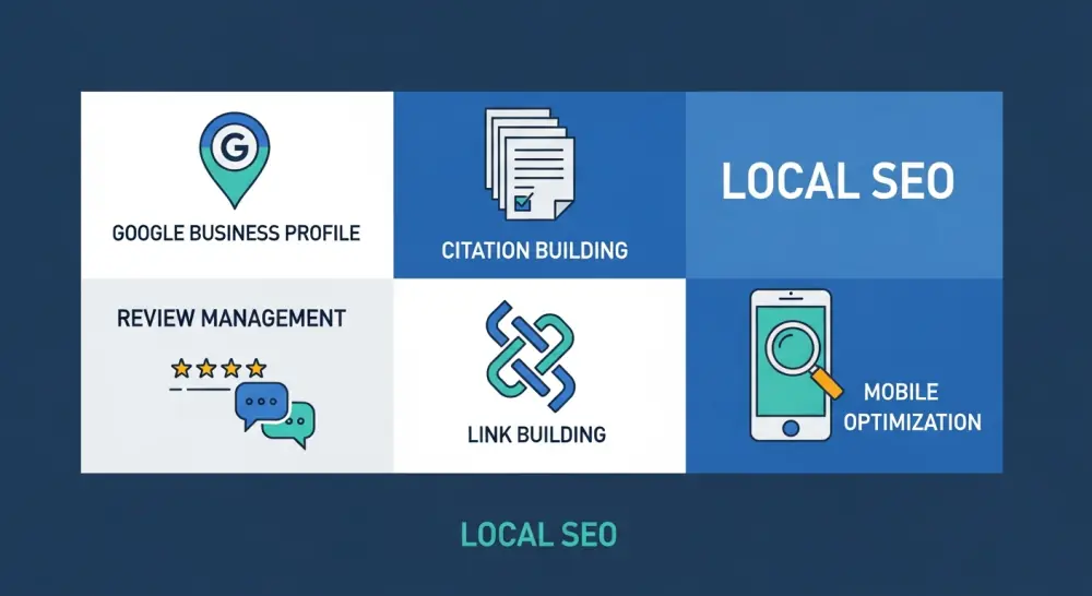 Services provided by a local SEO marketing agency