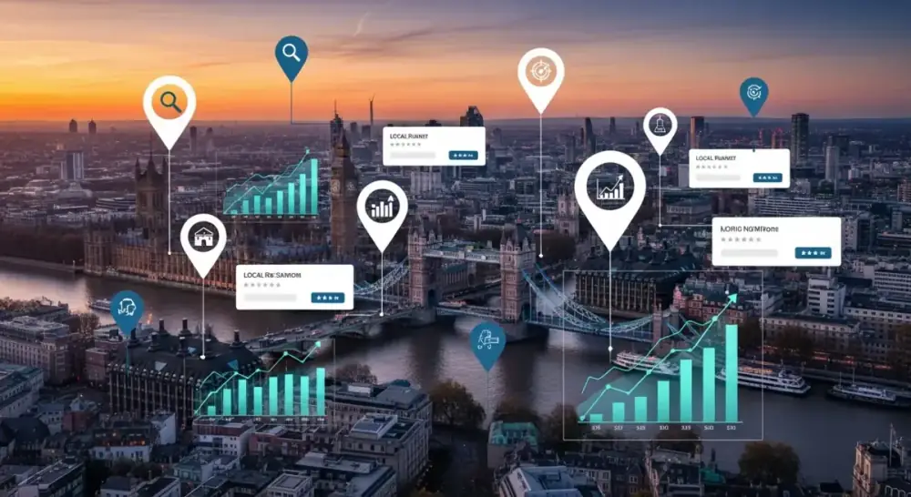 Local SEO marketing agency helping London businesses dominate local search results across the capital