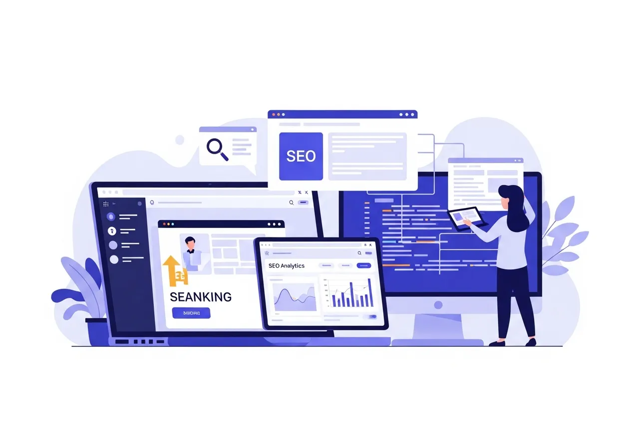 Squarespace SEO expert optimizing website for better search rankings and visibility